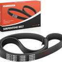 A-Premium Engine Serpentine Drive Belt Compatible with Freightliner, Honda, Kenworth, Subaru, Volvo & White/GMC Cars - Outback, Forester, Impreza, Legacy, WRX, WRX STI, ACL, T400, Century Class & More