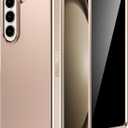 Maxdara for Z Fold 5 Case, [Built in Privacy Screen Protector] [Support Wireless Charging] [Slim Fit] Shockproof Hard PC Protective Phone Cover Case for Samsung Galaxy Z Fold 5 5G (Rose Gold)