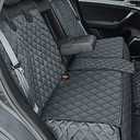 ANOSOSPECIAL Dog Car Seat Cover for Back Seat Cover,Non Stick Fur Rear Seat Protector for Pet,Nonslip Waterproof Durable Universal Fit Interior Backseat Covers for Auto Van SUV