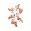 Retro Trend Green Cocktail Poster Art Printing College Style Art Aesthetics Youth Bar Cart Decoration Poster Canvas Wall Art Prints for Wall Decor Room Decor Bedroom Decor Gifts 12x18inch Unframed, Pack of 2 