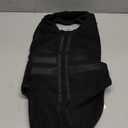 Queenmore Large Dog Sweaters, Soft Fleece Vest Pullover Pet Jacket with Leash Hole, Warm Winter Dog Clothes Cold Weather Doggy Dachshund Sweater for Large Dogs Cats Boy or Girl (Black, L)