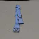 Dynmeow Soft and Breathable Cotton Dog Collar, Durable Adjustable Heavy-Duty Boy Pet Collar with Quick-Release Buckle, Lightweight for Sensitive Skin for Medium and Large Dogs, Light-Blue, M (Medium (Length:12-18"))