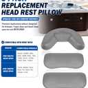 Bonbo 3-Pack Replacement Head Rest Pillow Compatible with Artesian, Tropic Seas and South Seas Spas Hot Tub 2018-2025