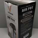 85 oz (2.5L) Airpot Coffee Carafe with Pump, Insulated Stainless Steel Coffee Dispenser, Coffee Carafes for Keeping Hot/Cold, Hot Beverage Dispenser for Party (84.5 Ounces, 1 Pack)