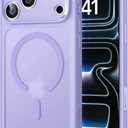 ESR for iPhone 17 Pro Case, Compatible with MagSafe, Shockproof Military-Grade Protection, Scratch-Resistant Back, Magnetic Phone Case for iPhone 17 Pro, Classic Hybrid Case, Frosted Purple
