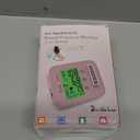 Blood Pressure Monitor,Pink Blood Pressure Machine Bp Cuff Automatic Upper Arm with 8.7-16.5 inches Adjustable Automatic High Blood Pressure Cuff for Home Use 2 x 90 Sets Memory (Pink BP Cuff)