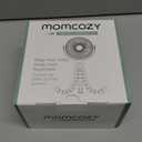 Momcozy Portable Stroller Fan, 8000mAh, 27H Ultra-long Battery Life, Detachable 4 Speed 360Rotate, LED Night Light with 2 Modes, USB Rechargeable Handheld Cooling Fan for Travel, Car Seat, Bedroom