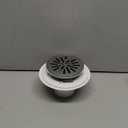 Delta 4 Inch Chrome Tile-In Round Shower Floor Drain with Gasket and Removable Drain Gate, Chrome DT061411