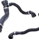 MOTOKU Radiator Coolant Hose Upper and Lower for BMW X5 3.0 2011-2018, X6 3.0 2008-2019