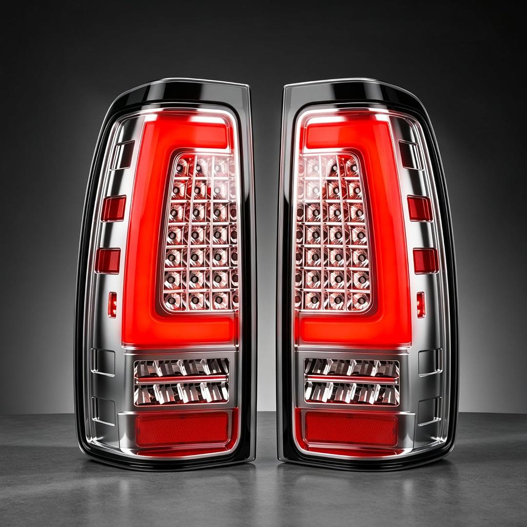 LED Tail Lights Assembly for 1999–2002 Chevy Silverado,1999–2006 GMC Sierra