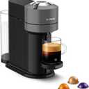 Nespresso De'Longhi Nespresso Vertuo Next ENV 120.GY Coffee Capsule Machine
Coffee Machine with 5 Cup Sizes, Barcode Detection, Simple One-Touch Operation, Centrifusion