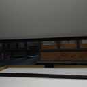 NeuType 44"x16" Wall Mounted Full Length Dressing Mirror, Polymer Frame, Black, No Stand