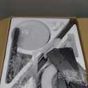 56inch Ceiling Fans with Lights and Remote/App Control, Dimmable LED, Reversible DC Motor, Noiseless, 6 Double-side blades, Modern Low Profile Ceiling Fan for Indoor/Outdoor Use (Brown)