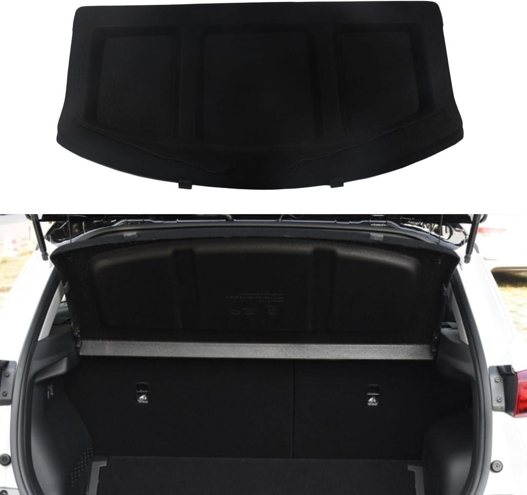 Cargo Cover for Hyundai Kona 2018-2022 2023 Accessories Rear Black Trunk Shade Luggage Security Cover(Can Withstand Load)(Not fit for2024 2025)