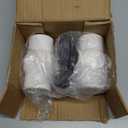 1-1/2" PVC Ball Valve (2-Pack), Shut-Off Valve with Easy to Rotate and Excellent Handle, Rated at 150 PSI, 1 1/2 inch Socket