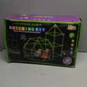 Glow In The Dark Fort Building Kit for Kids,STEM Construction Toys, Educational Gift for 4 5 6 7 8 9 10 11 12 Years Old Boys and Girls,Ultimate Creative Set for Indoor & Outdoors Activity,140 Pcs