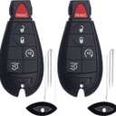 SUPALAND Remote Key Fob FOBIK Replacement Fits for Jeep Grand Cherokee 2008 2009 2010 2011 2012 2013 Commander 2008-2010 IYZ-C01C Keyless Entry Remote Start Control