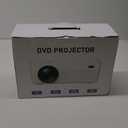 DVD Projector Portable Built in DVD Player HD 1080P Supported Movie Projector for Outdoor Use Compatible with HDMI, USB, AV, TF, VGA, TV Stick