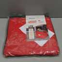 HOLDN STORAGE Christmas Ornament Storage Box Christmas Decor Storage Containers that Store up to 64  3 x 3 Holiday Xmas Ornaments  Adjustable Compartment To Fit Many Sizes Ornaments  Red