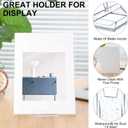 12 Pack 5.91 Inch Acrylic Book Stand for Display Adjustable Clear Display Holder Easel Collector Stand for Home Office Back to School Comic Album CD Magazine Postcard Artworks(5.91 x 6.1 x 3.15 Inch)