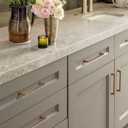 LIMUR 30 Pack 1 Inch Antique Brass Cabinet Knobs - Solid Zinc Alloy Kitchen Cabinet Hardware for Cupboard Drawer Knobs Wardrobe & Dresser Knob