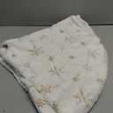 AOGU 36 Inch Sequin Faux Fur Christmas Tree Skirt Decoration for Merry Christmas Party White Plush Gold Sequin Snowflake Xmas Christmas Tree Skirt Decorations