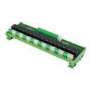 Relay Board, 16 Channel 1 SPDT DIN Rail Mount 24V DC/AC Relay, Interface Board