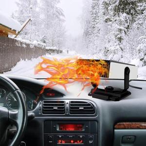 Portable 12V Car Heater, 2 in1 Fast Heating and Cooling Fan for Car Windshield Defogger Defroster, Car Heaters for Vehicle Suitable for Cars SUV Truck and Trailer (TPBS701)