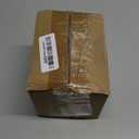 La Vane 4 inch Solid Wood Furniture Legs (10cm)  Walnut Finish Tapered Replacement Feet with 5/16 inch Thread & Mounting Plates  Set of 4 for Sofa, Couch, Cabinet, Ottoman