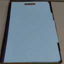 Pendaflex Recycled Classification File Folders, 1 Divider, 2" Embedded Fasteners, 2/5 Tab Cut, Legal Size, Light Blue, Box of 10 (28777R)