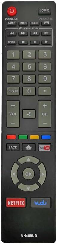 Replacement Nh409ud magnavox tv Remote Control for magnavox tv 32ME305V/F7 39MF412B/F7 40MV336X 43MV314X 50MF412B/F7 55ME314V