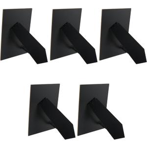 Bitray 5Pcs Easel Back for Picture Frame Black Picture Frame Back Stand 5 x 7 Inch Replacement Picture Frame Easel Back (5"/12.7cm x 7"/17.8cm x 0.1"/0.26cm)