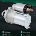 SCITOO Starter Motor 36100-25020 19090 for Hyundai for Santa Fe 2010-2014 Sonata 2009-2014 for KIA Optima 2013-2014 Sorento 2011-2014 2.4L 1.2 Kw/12 Volt CW 10-Tooth Pinion