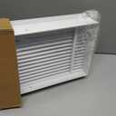 Linear Bar Air Grille 32" X 8", Aluminum Air Supply/Return Grilles,Easy Air Flow,Removable Grille/Door-HVAC Air Vent Cover,White[Outer Dimensions: 32.8"w X 8.8"h]