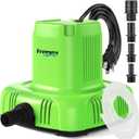 FREESEA Pond Submersible Water Pump: 1585GPH 120W Pool Cover Pump for Outdoor Fountain Aquarium Fish Tank Hydroponic Systems