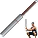 Adjustable Macebell Clubbell for Strength Training, 6/8-in-1 Premium Steel for Full Body, Muscles, Shoulder, Grips & Forearms Workouts (17.5-Silver)