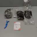 Vigorous Clip in Hair Extensions Black Mix Blonde Long Wavy Hairpieces 20Inch Hair Extensions Clip Ins Soft Synthetic Hairpieces for Women (7Pcs)