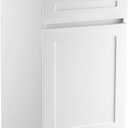 VEVOR White Shaker Base Cabinet with Drawer, 18-Inch Unassembled Drawer Base Cabinet, 18" W x 24" D x 34.5" H Ready to Assemble Cabinet with Soft-Close Door and Adjustable Shelf, for Home Office