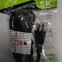 16/3 Black Extension Cord 6 FT Indoor, Short Extension Cord for Laptops, Coffee Makers, Office Home Appliances, 3 Prong Small Resistant Cable Flexible, 13A 125V 1625W ETL Listed Black