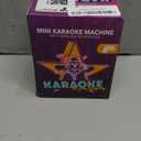 Mini Karaoke Machine with 2 Wireless Microphones for Kids Adults, Portable Bluetooth Speaker Gift for Girls Toys 4, 5, 6, 7, 8, 10, 12+ Years Old Teens Birthday(Beige)