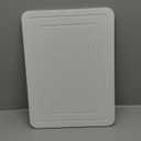 Felor Multipurpose Stone Bath Mat, Diatomite Drying Mat for Bathroom, Kitchen, Non-Slip, Super Absorbent, Quick Dry, Modern Design, 15.7" x 11.8" Dark Gray & White