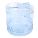 1 Gallon 4L Distilled Water Container, Replacement Distilled Water Jug for Countertop Water Distiller Machine, Home Beauty Plastic Carafe Bottle(1,Blue)