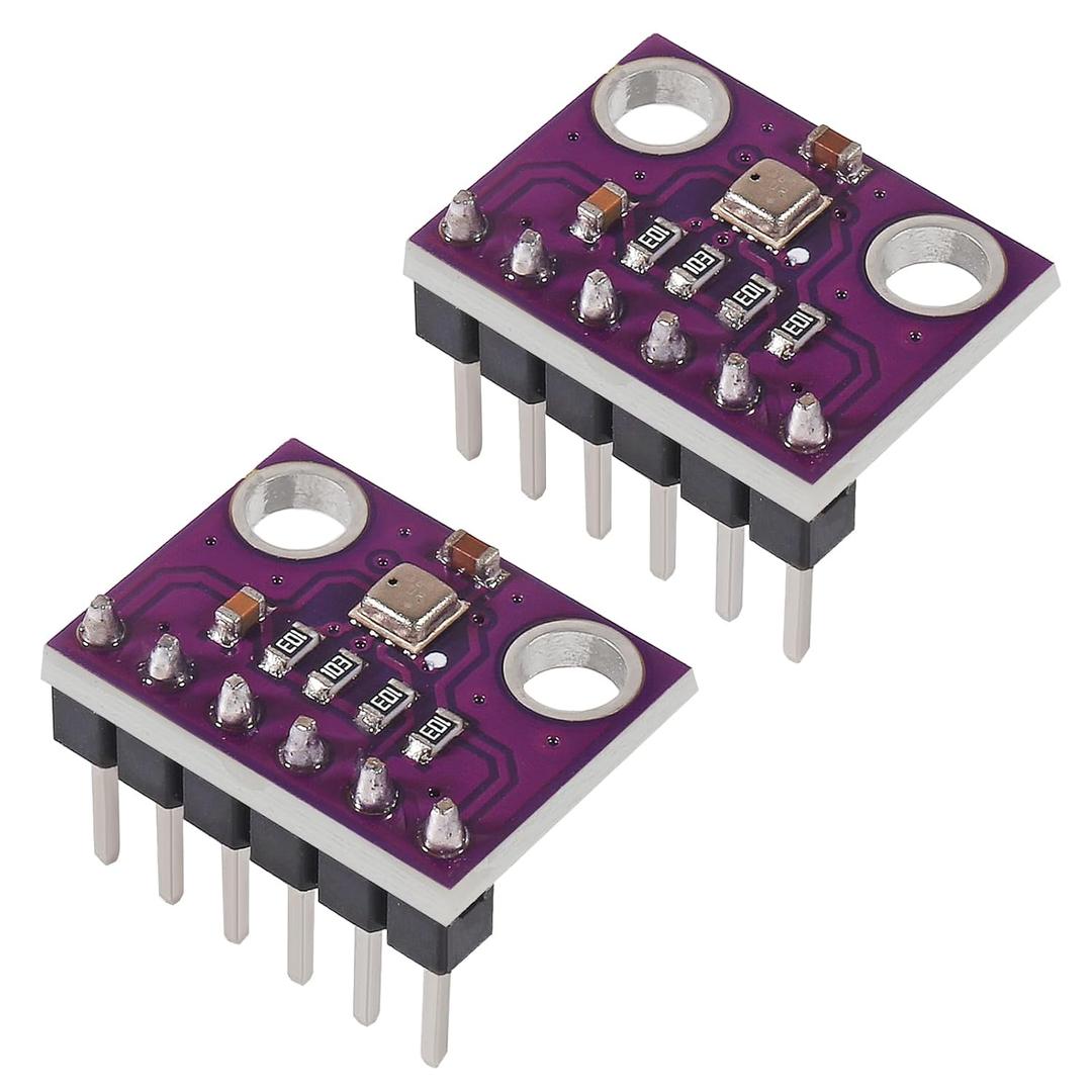 Coliao 2pcs BME280 3.3V Sensor Module Pre-Soldered Atmospheric Pressure Temperature Humidity Sensors GY-BME280-3.3 for Raspberry Pi