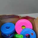 3-in-1 Kids Fitness Set with Adjustable Barbell, Kettlebell & Reusable Water Bottle Kids Gym Equipment for Pretend Play Exercise, Fun Fitness Toys for Boys & Girls Home Workout