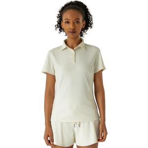 Women's Slim-Fit Polo Shirt - UV Protection, Moisture-Wicking, Stretchy Fabric for Golf & Daily Wear (M)