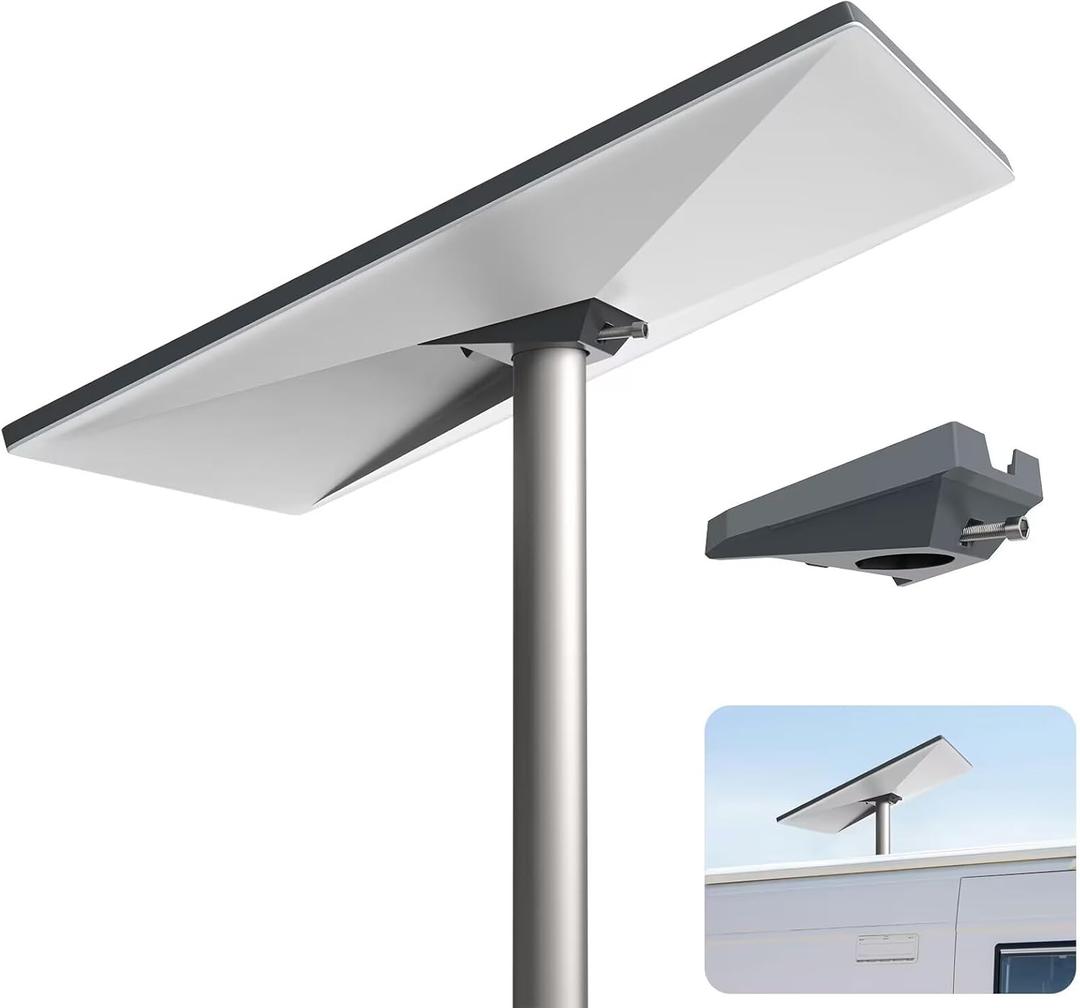 Starlink Gen 3 Wall Mount,Starlink Pole Mount,Starlink Gen 3 Pipe Adapter,Starlink Roof Gen 3 Mount for Different Pole Sizes (0.83"-2")