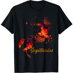 Sagittarius Trending Cool Zodiac Sign T-Shirt, 2XL 