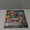 WINSONS 30 Fabric Markers Pens Set, Indelible & Permanent Fabric Paint Pens, Fine Tip Textile Marker Pen for Clothing, Laundry-Safe Art Markers, Non-Toxic, Quick-Dry