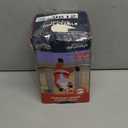 Joiedomi 6 FT Tall Hanging Christmas Santa Inflatables Decoration, Christmas Inflatable Santa Hanging Upside Down, Blow Up Yard Decoration with Built-in LED for Indoor Outdoor Yard Roof Decor