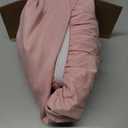 Biscaynebay Wrap Around Bed Skirts for Twin & Twin XL Beds 15" Drop, Pink Adjustable Elastic Dust Ruffles Easy Fit Wrinkle & Fade Resistant Silky Luxurious Fabric Machine Washable